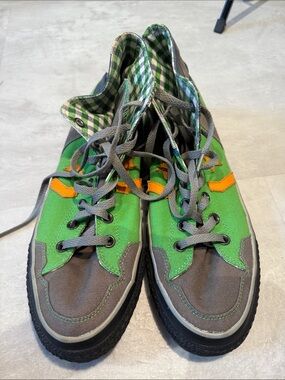 Converse x John Varvatos Chuck Taylor Fold Down High Top Men’s 10 Green Plaid